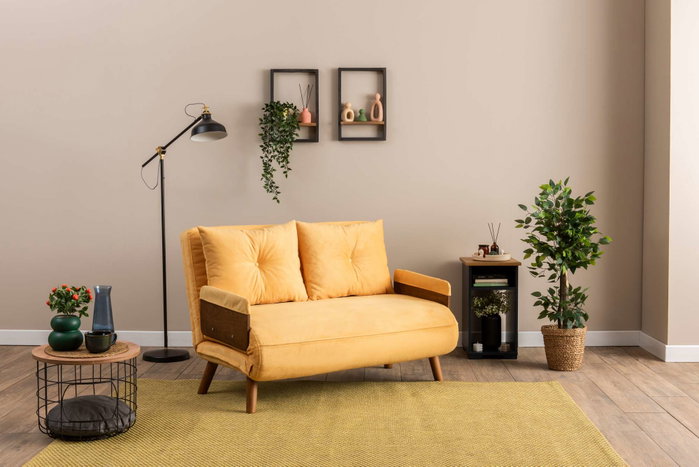 Atelier Del Sofa Cosmo 2-Seater Mostaza